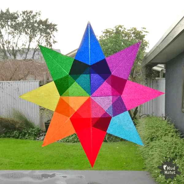 Matariki Star Our STEAM newsletter finds cool projects like this tissue paper star from Mudmates for Matariki.
