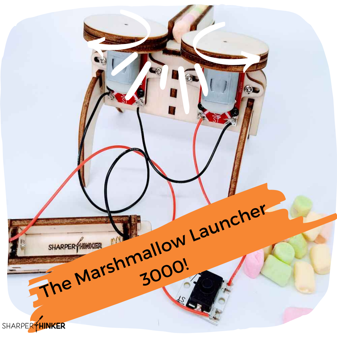 Shoot marshmallows and learn physics hands-on at the same time with this STEM kit!